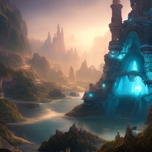 Atlantis in a Jar: Fantasy Art