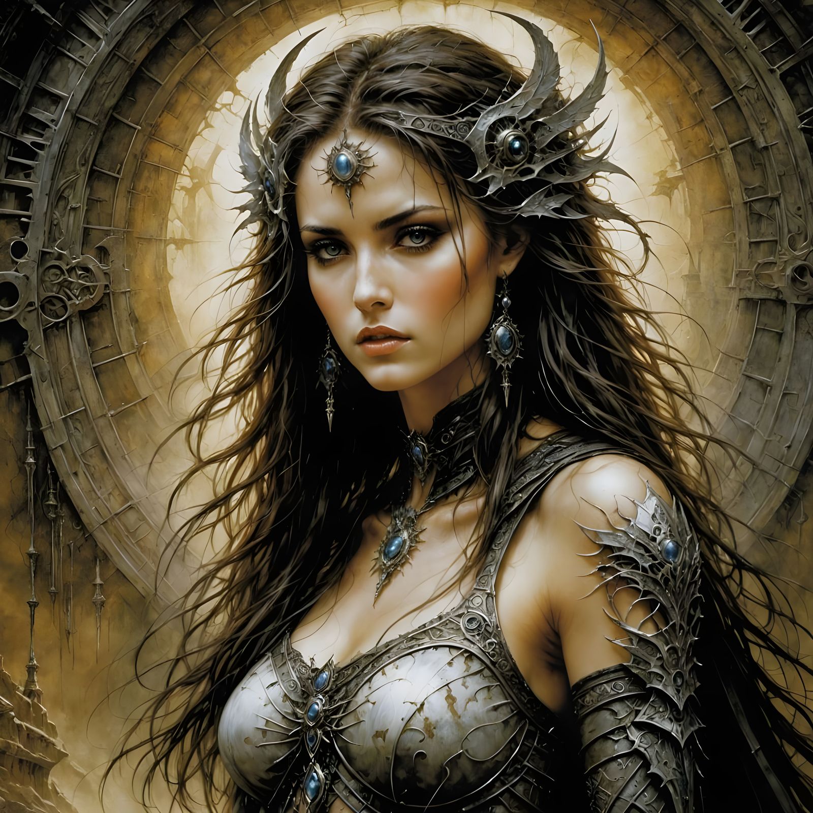 Ethereal Goddess in Sublime Metaphysical Realism