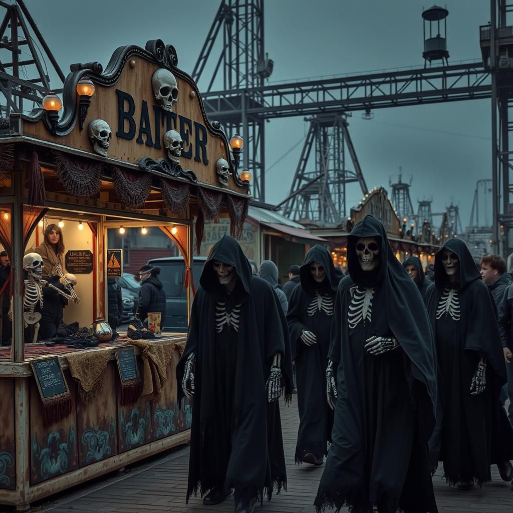 Haunted Amusement Park Spectacle in HDR