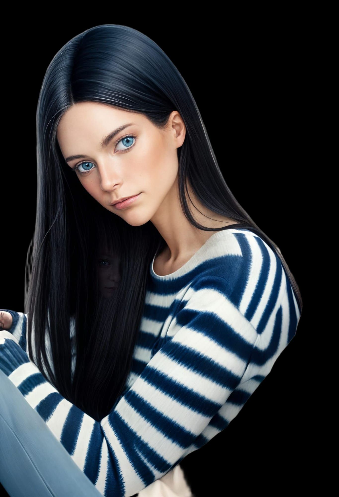 Cartoon Snow White in Casual Attire