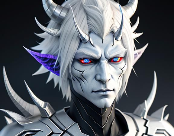 Anime Style Cold Wight Demon Concept Art