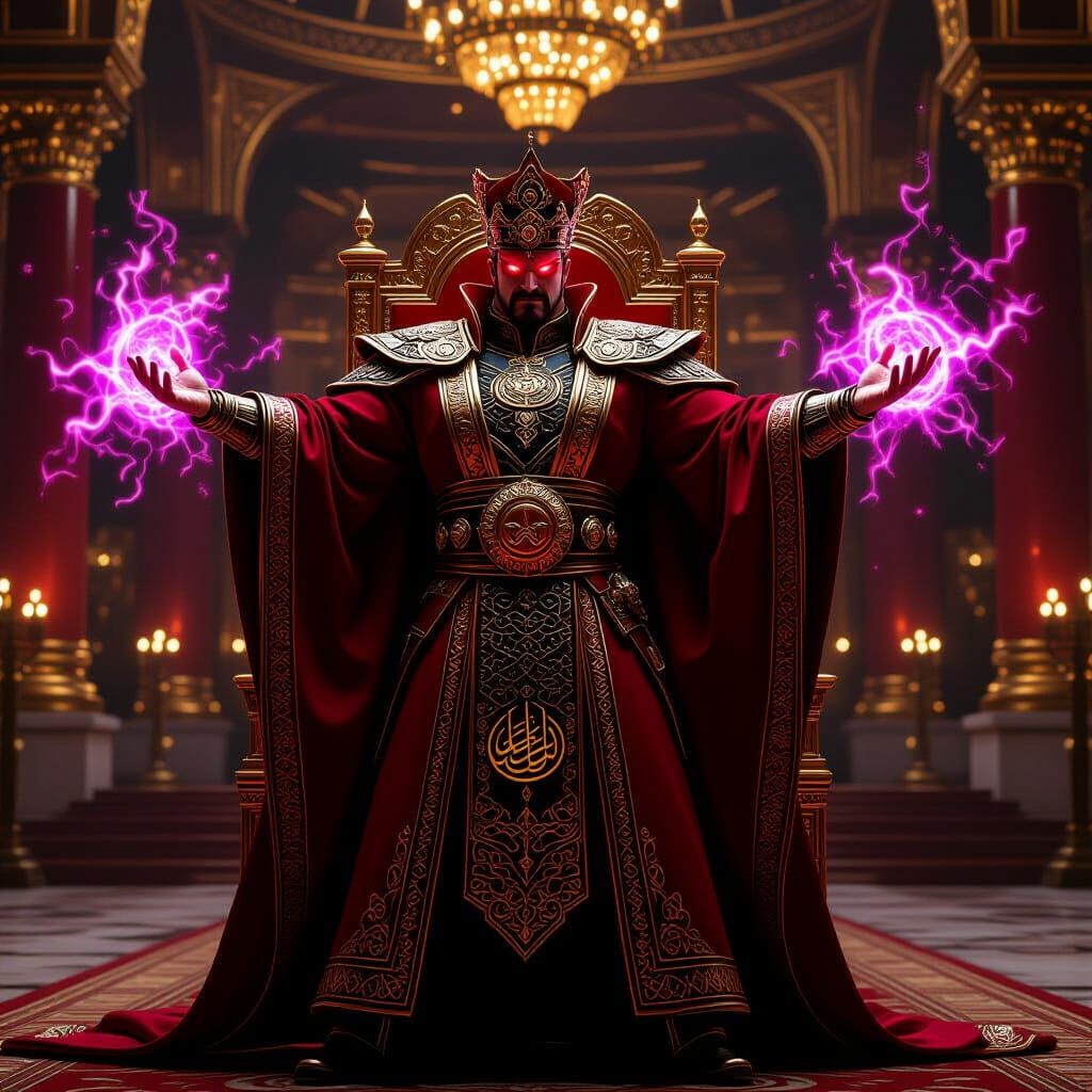 M. Bison as Ottoman Sultan, Psychic Emperor