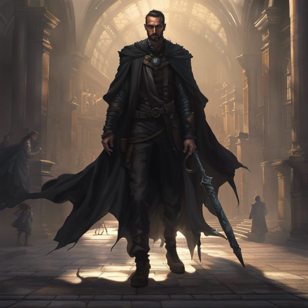 Shadow Summoner in Dark Fantasy Style