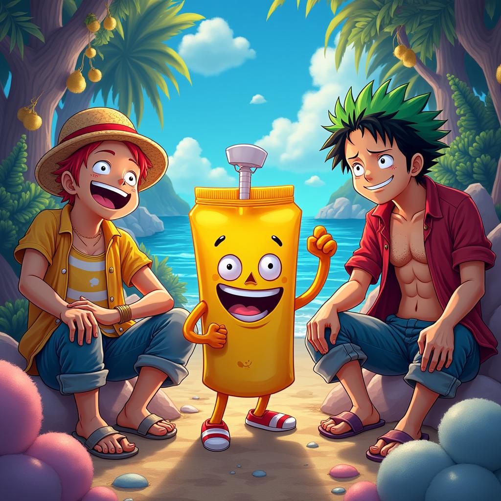 Caprisun and Zoro: A Joyful Fantasy Concept Art