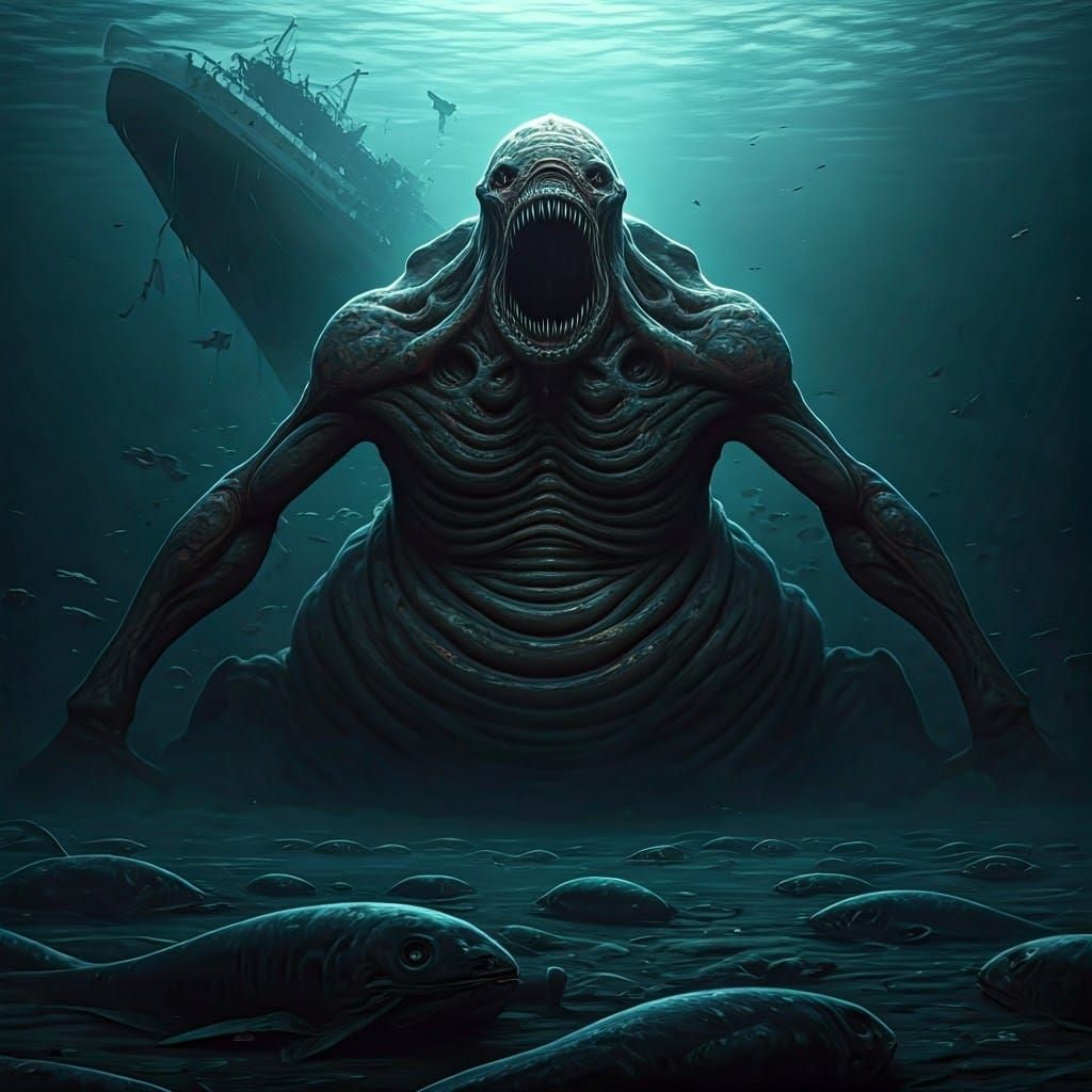 Eldritch Abomination Emerges from Mariana Trench