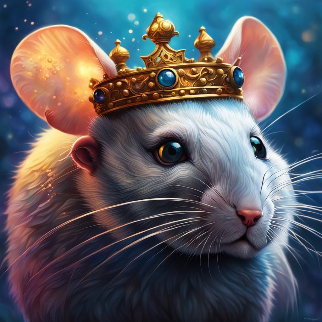 Hyperrealistic Mouse Royal Court Concept Art