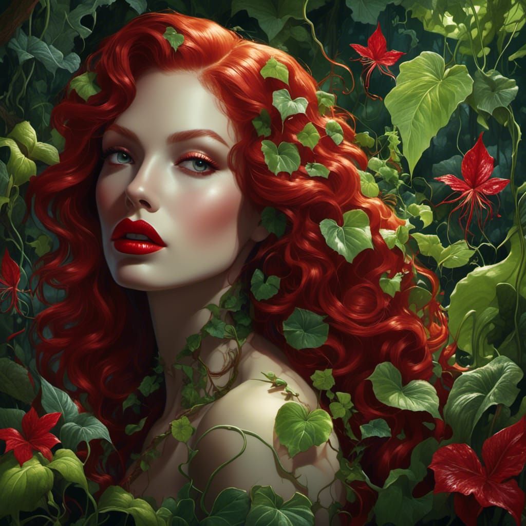 <lora:Poison Ivy Style:1.0>