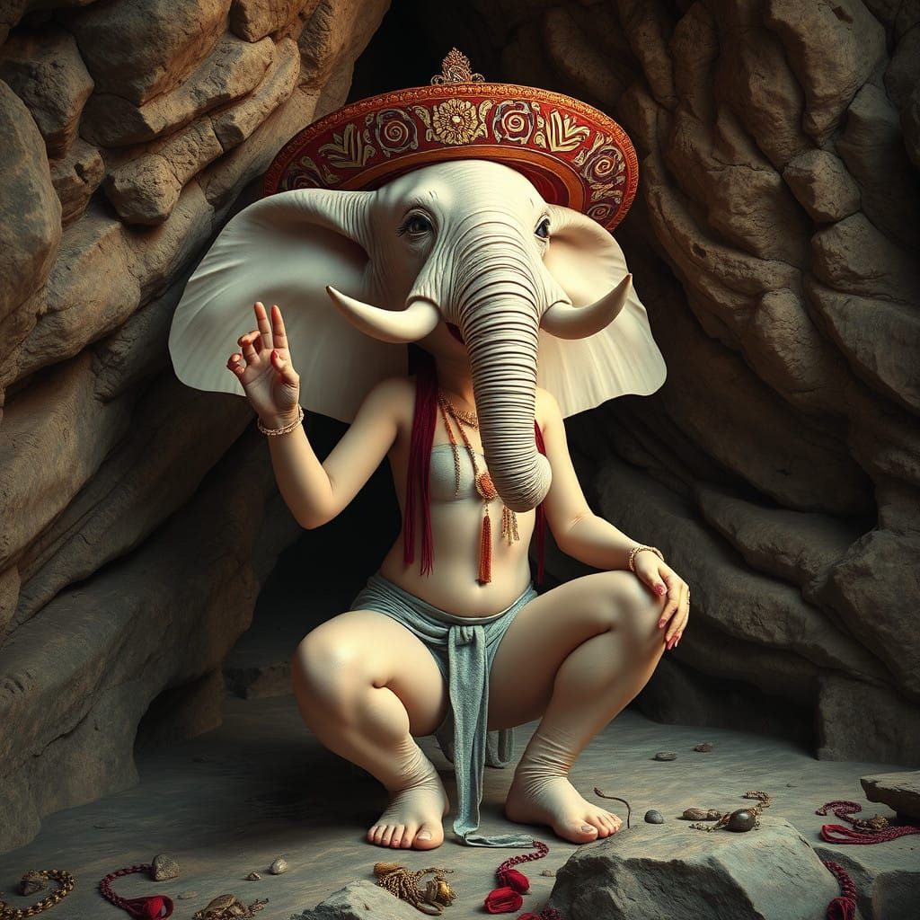 elephant figure study