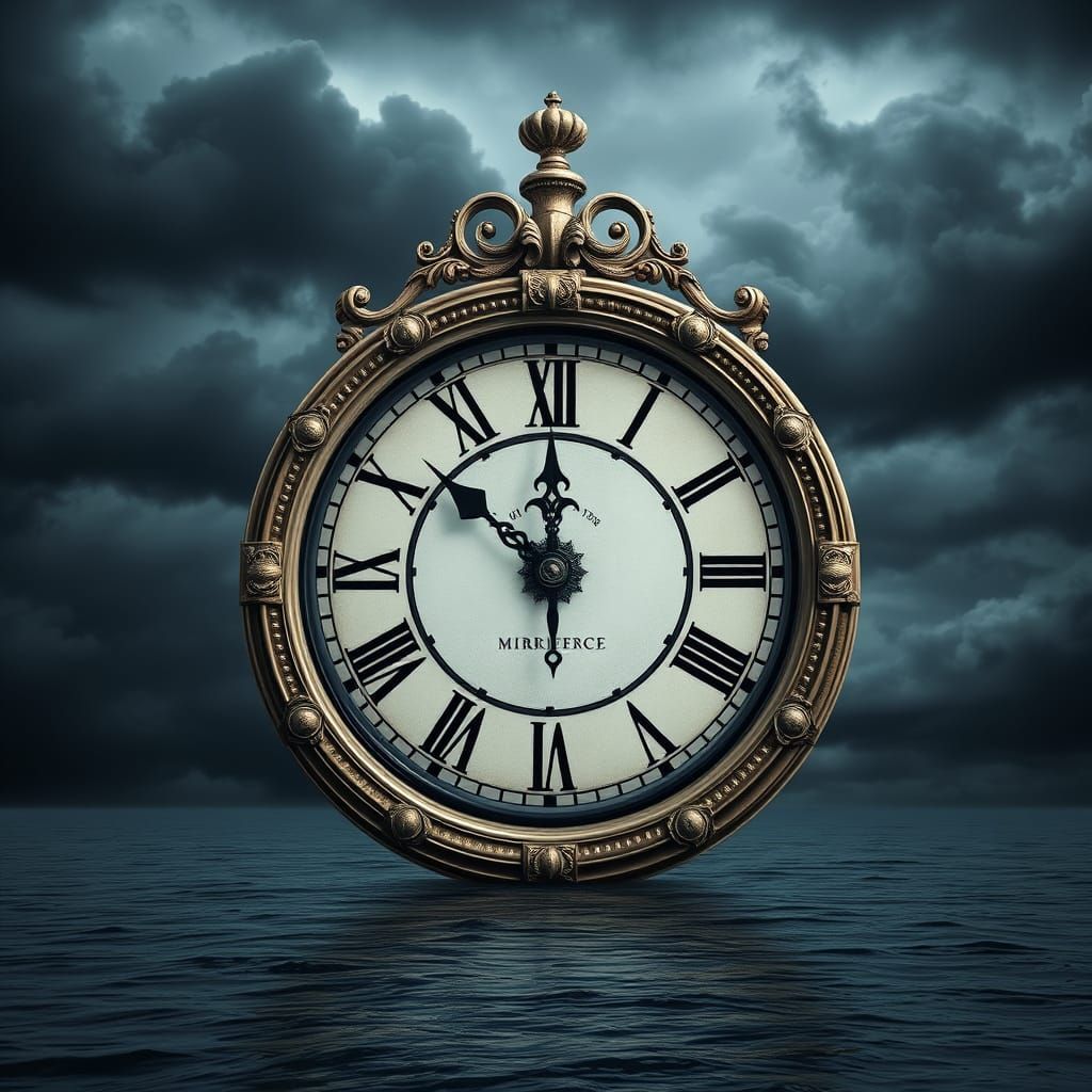 Timeless Masterpiece in Dark Cyberpunk Aesthetic