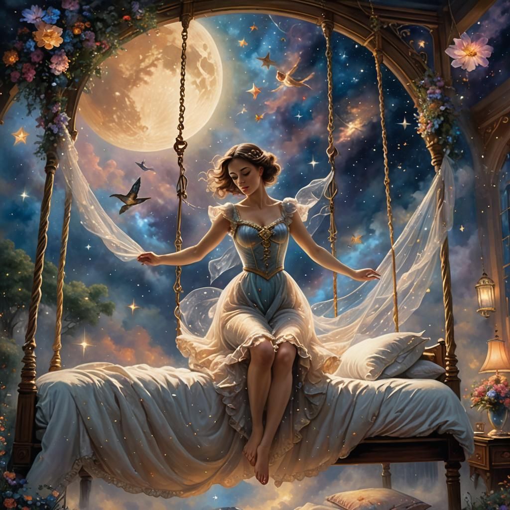 Dreaming of Flight Through a Starry Cosmos