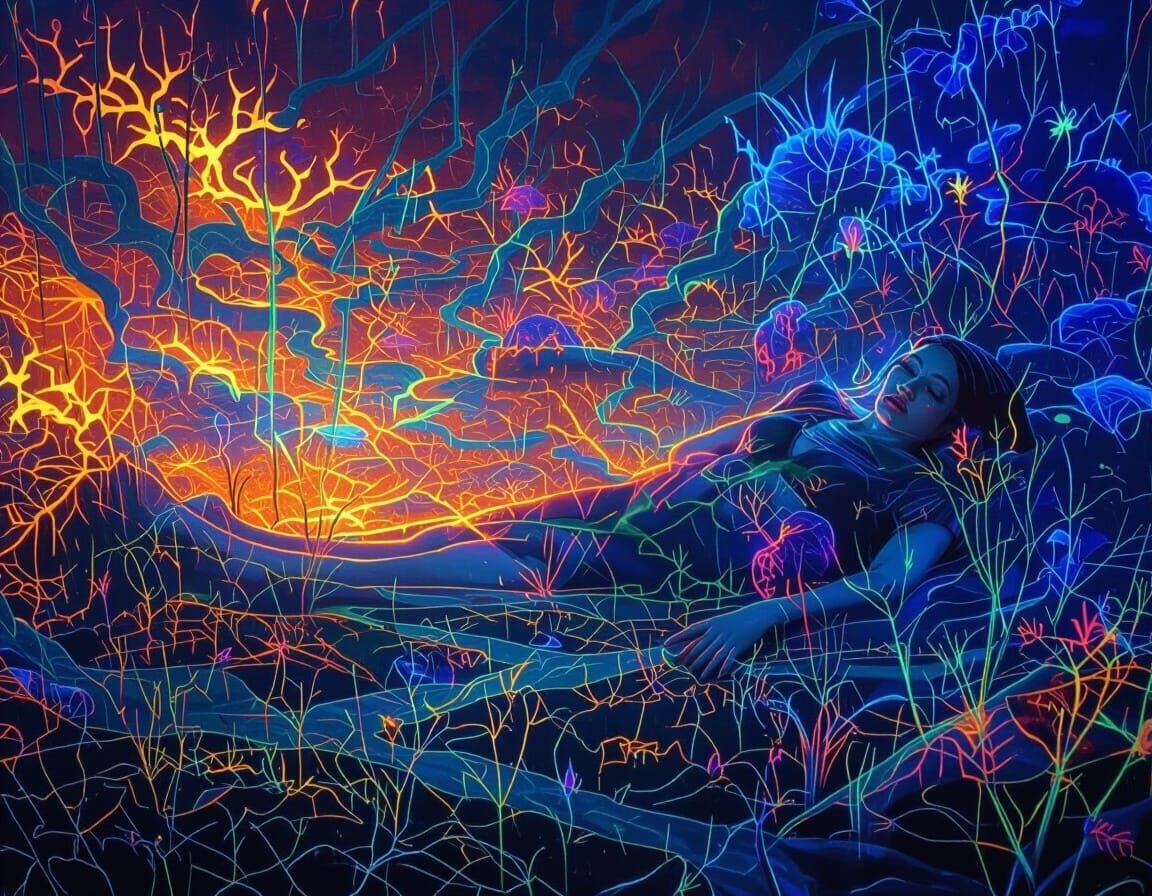 Surreal Swamp Dreamscape of Buried Memories