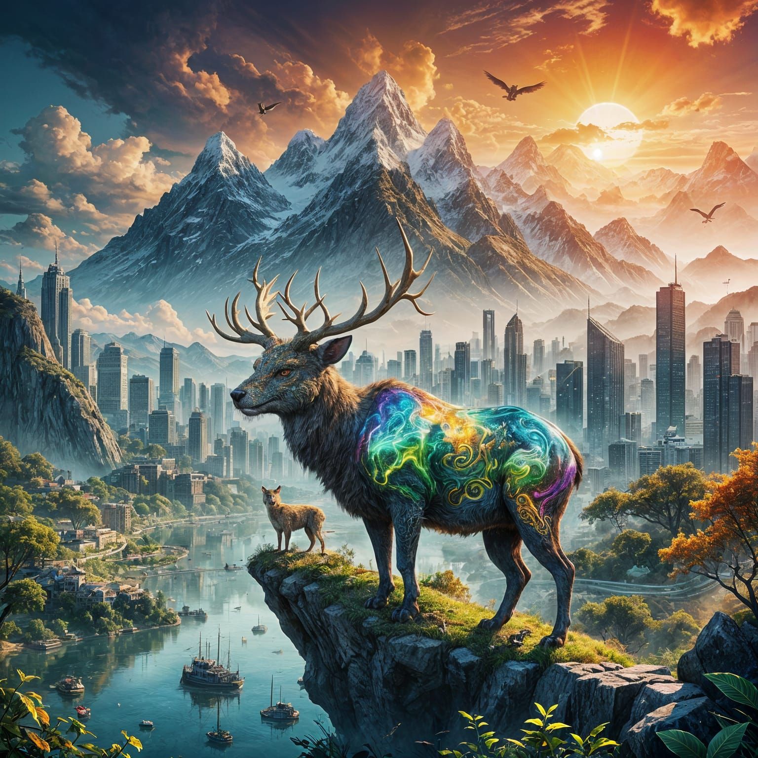 Surreal Digital Art Blends City and Nature in a Fantastical ...