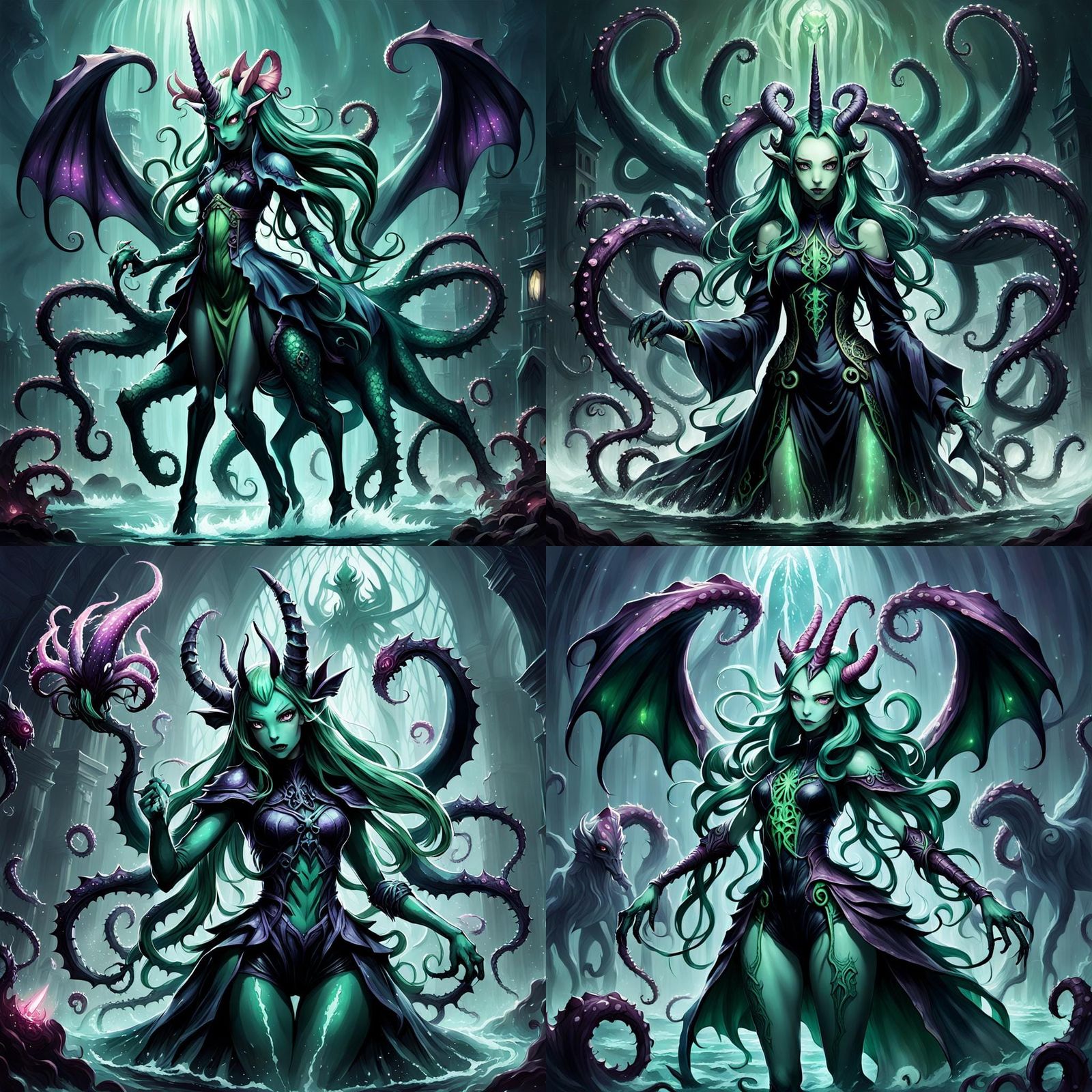 Cthulhu Unicorn Monster Girl: Bewitching Waifu