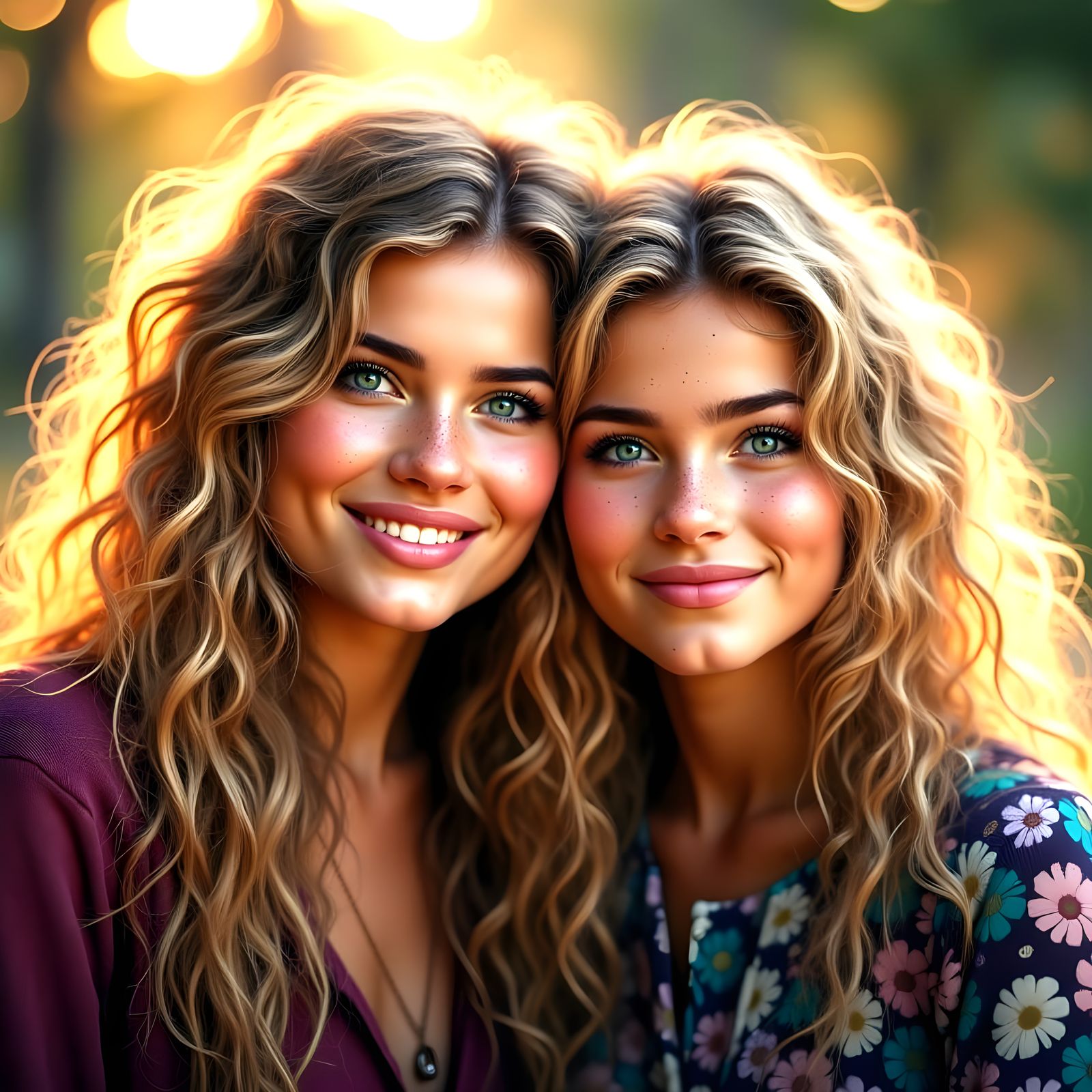 Sisters in Ethereal Harmony