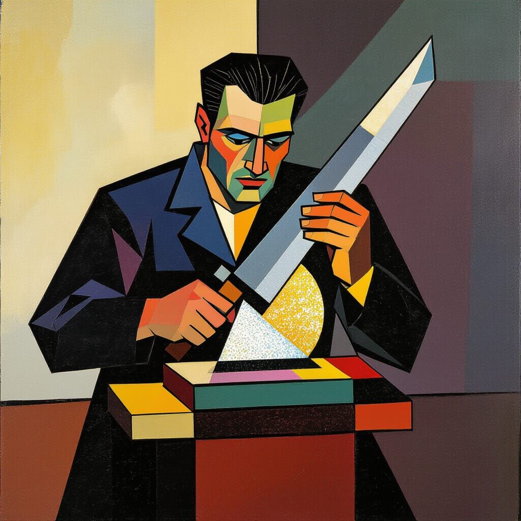 The Knife Grinder or Principle of Glittering