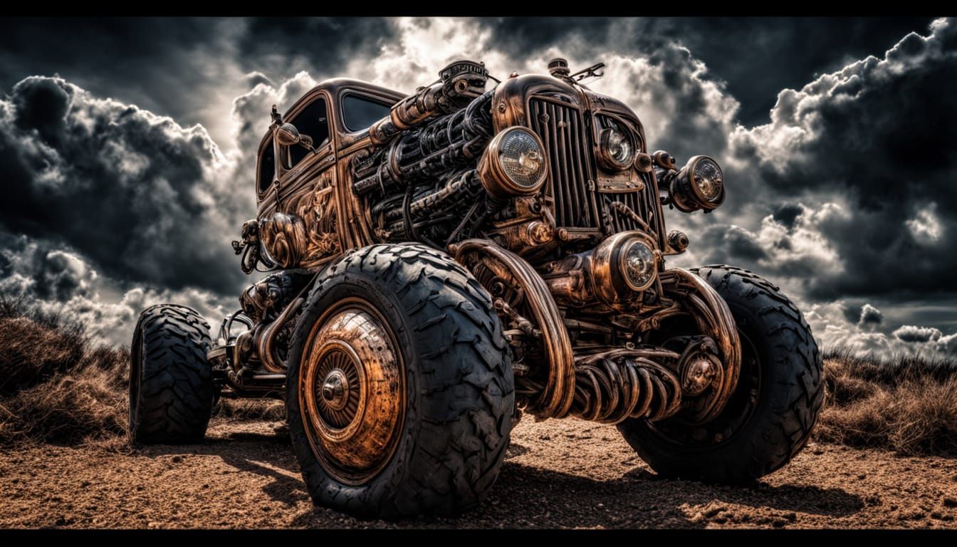 Hyperrealistic Rocinante's Dream in Sharp Focus