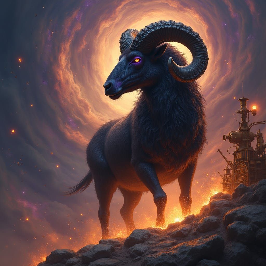 Black Ram Rising: Iridescent Fur in Steampunk Fantasy