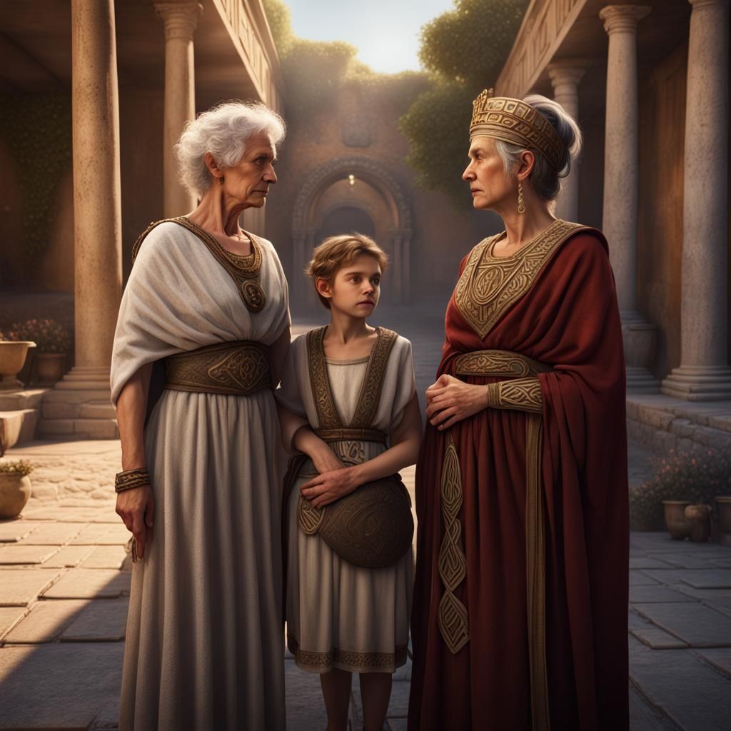 Women in Celtic, Greek, and Roman Clothes