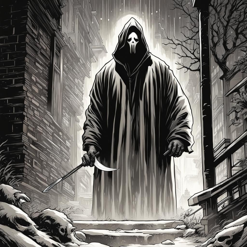 Ghostface Comic Book Art by Brooks and Mumford