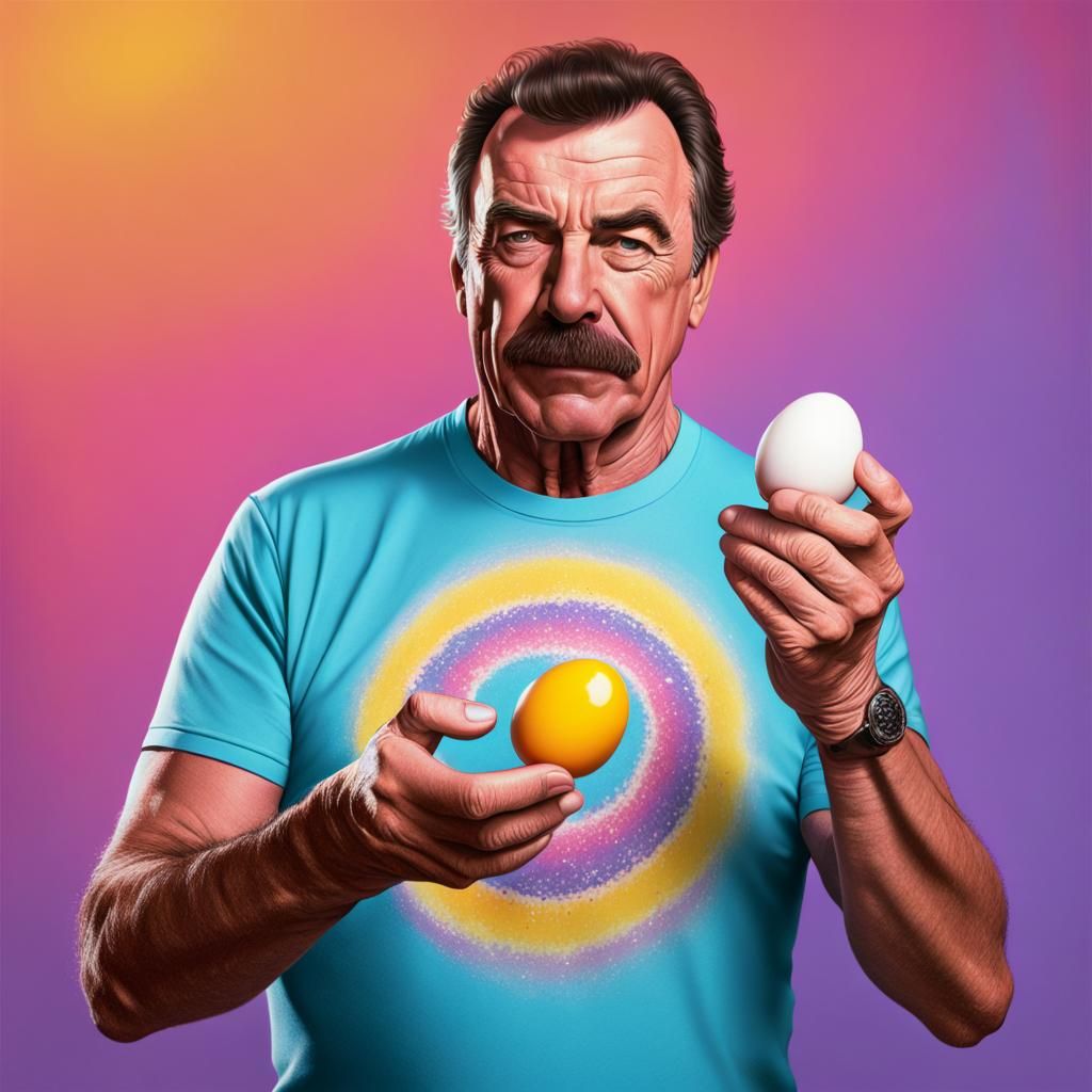 Tom Selleck Fidget Egg