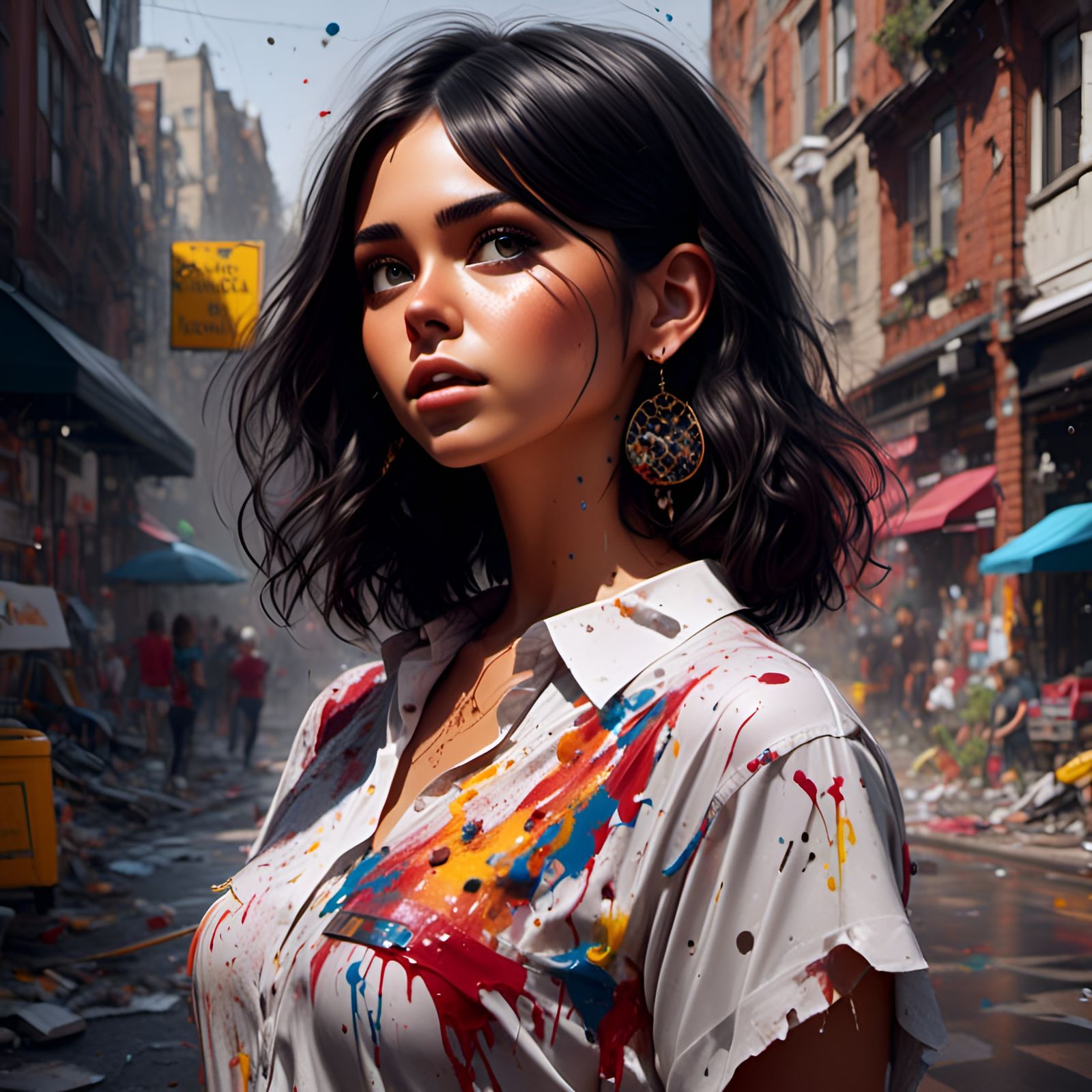 Hyperrealistic Portrait of a Gorgeous Woman