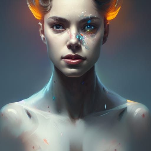 Hyperdetailed Portrait in Dynamic Lighting