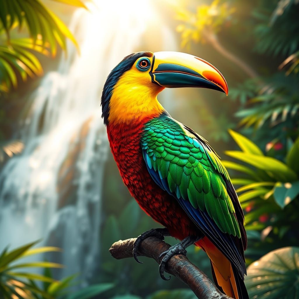 Toucan in Tropical Paradise