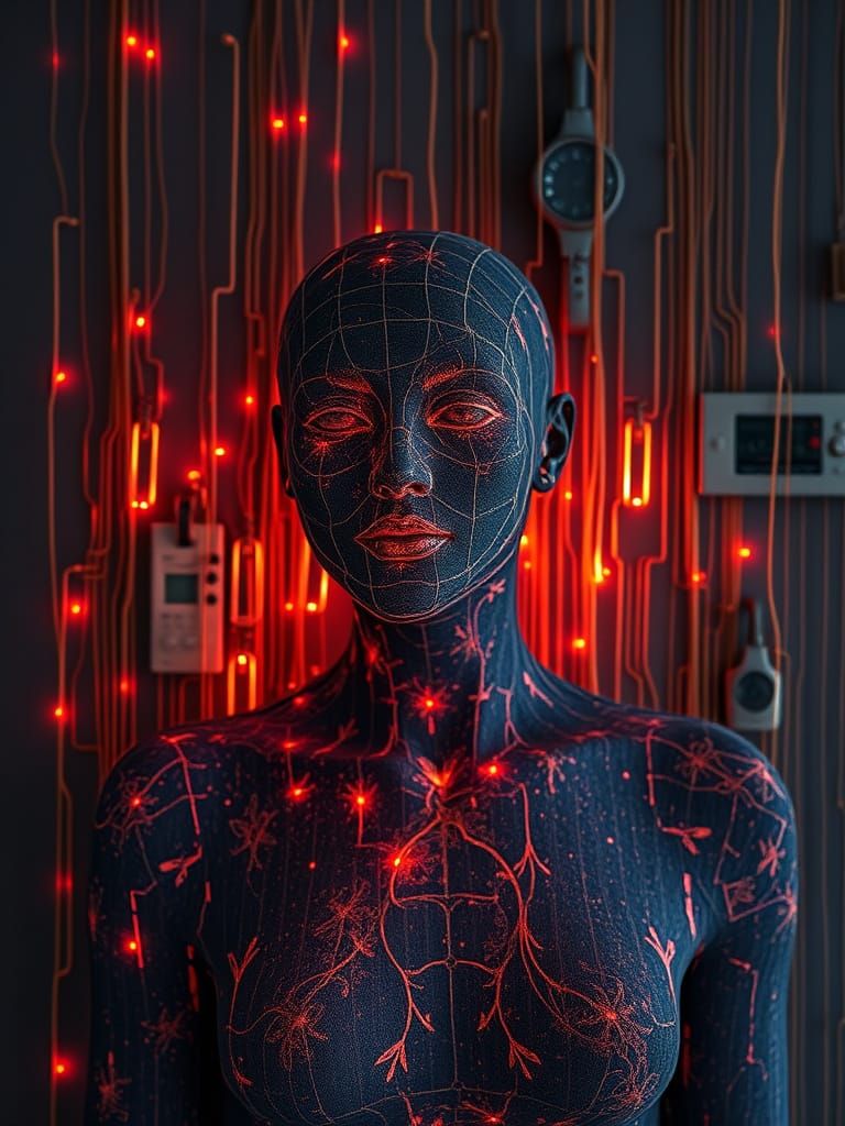 Upcycled Denim Wallpaper I Could Believe You're Human Even a...