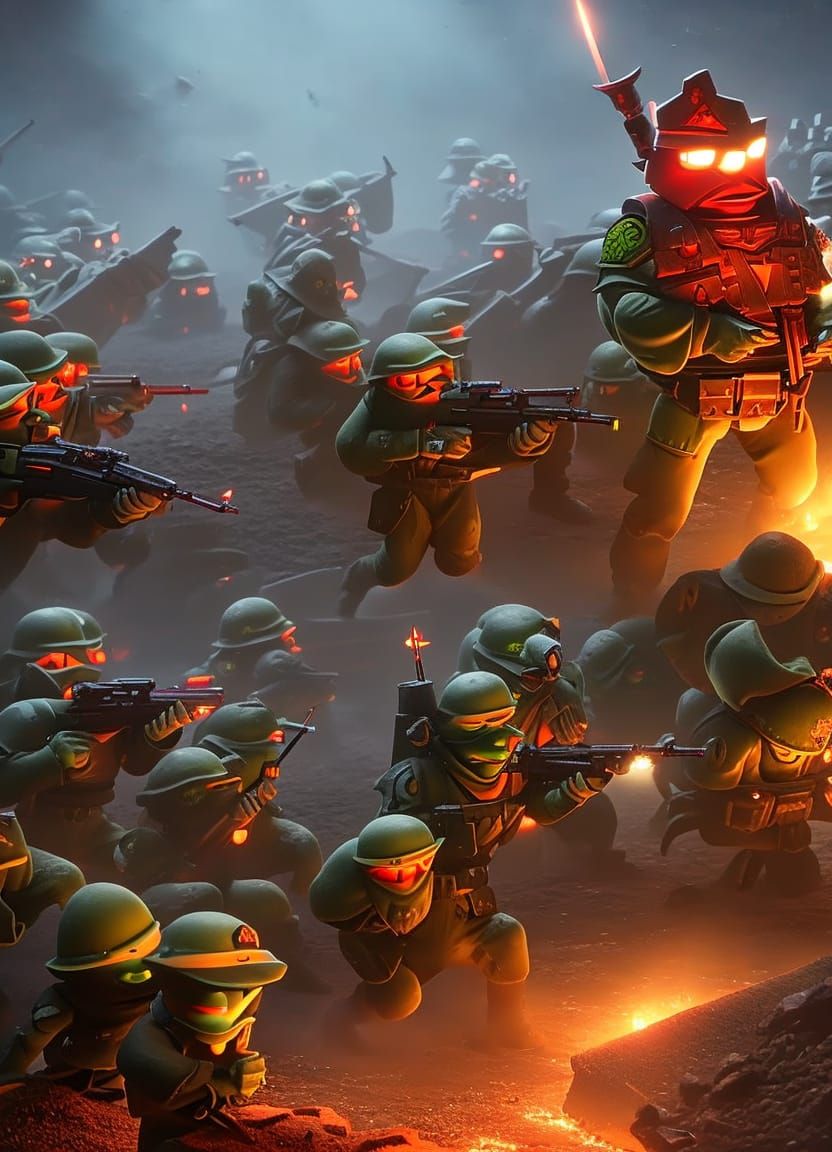 Pepe the Frog on the Frontlines: Warhammer 40k