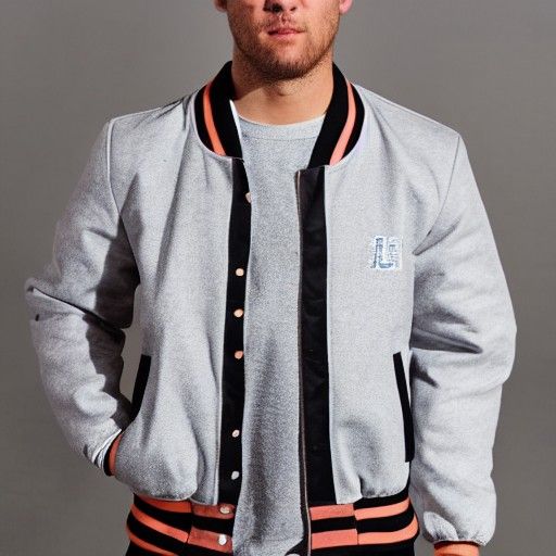 Classic Varsity Jacket Illustration