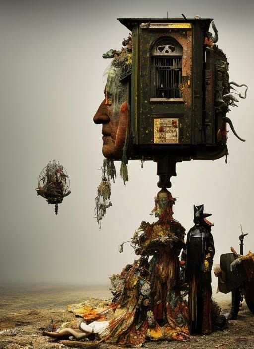 Hyperrealistic Dolls Conjure Medicine Man