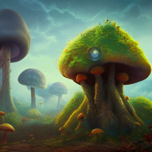 Sentient mushroom