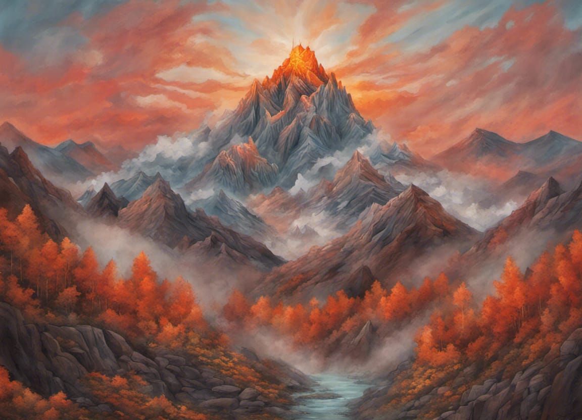 Inferno on Mountain Peaks: Art of Illusion