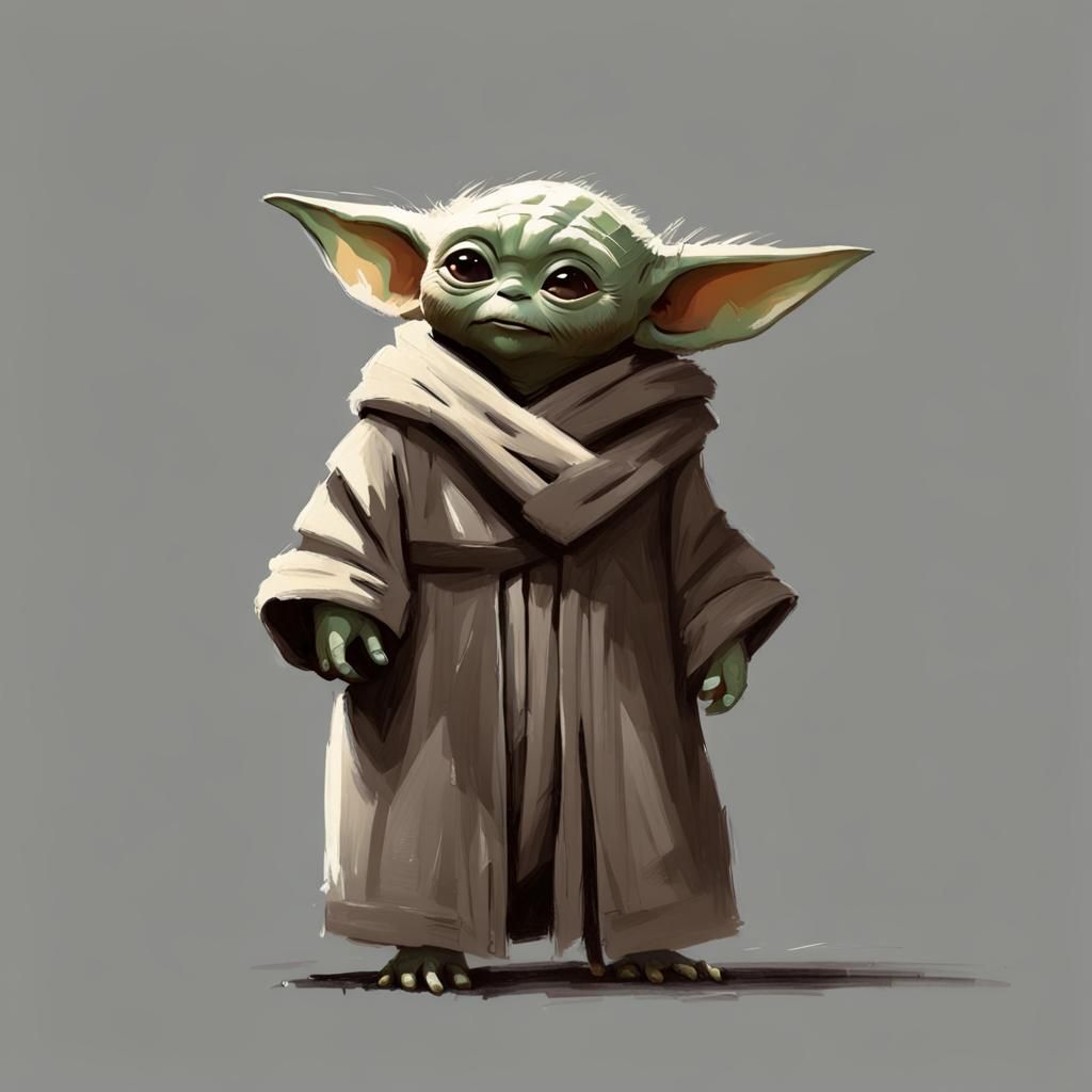 baby yoda concept art