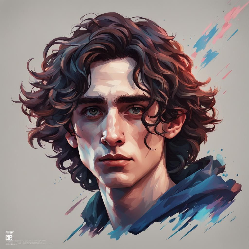 Hyperdetailed Portrait of Timothée Chalamet