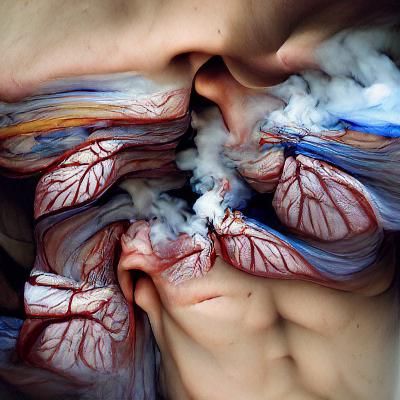 Breathtaking Anatomical Lungs: AI Generated Art