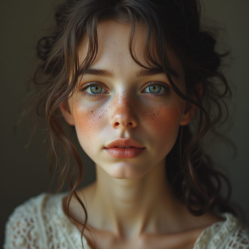 Dramatic and Highly Detailed Oil Painting of Turbulent Sea