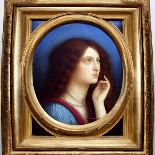 Ethereal Renaissance Portrait in Soft Focus