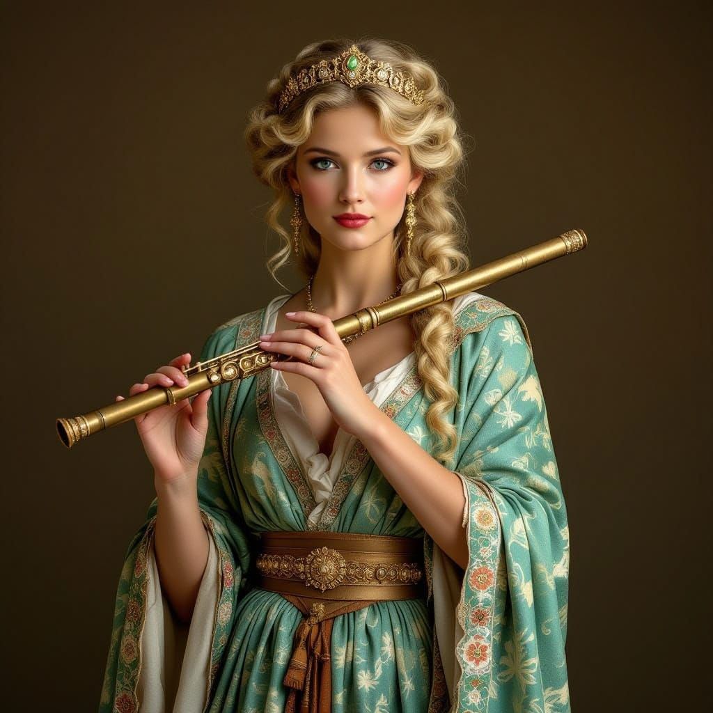 Etruscan Goddess of Song in Ancient Etruria