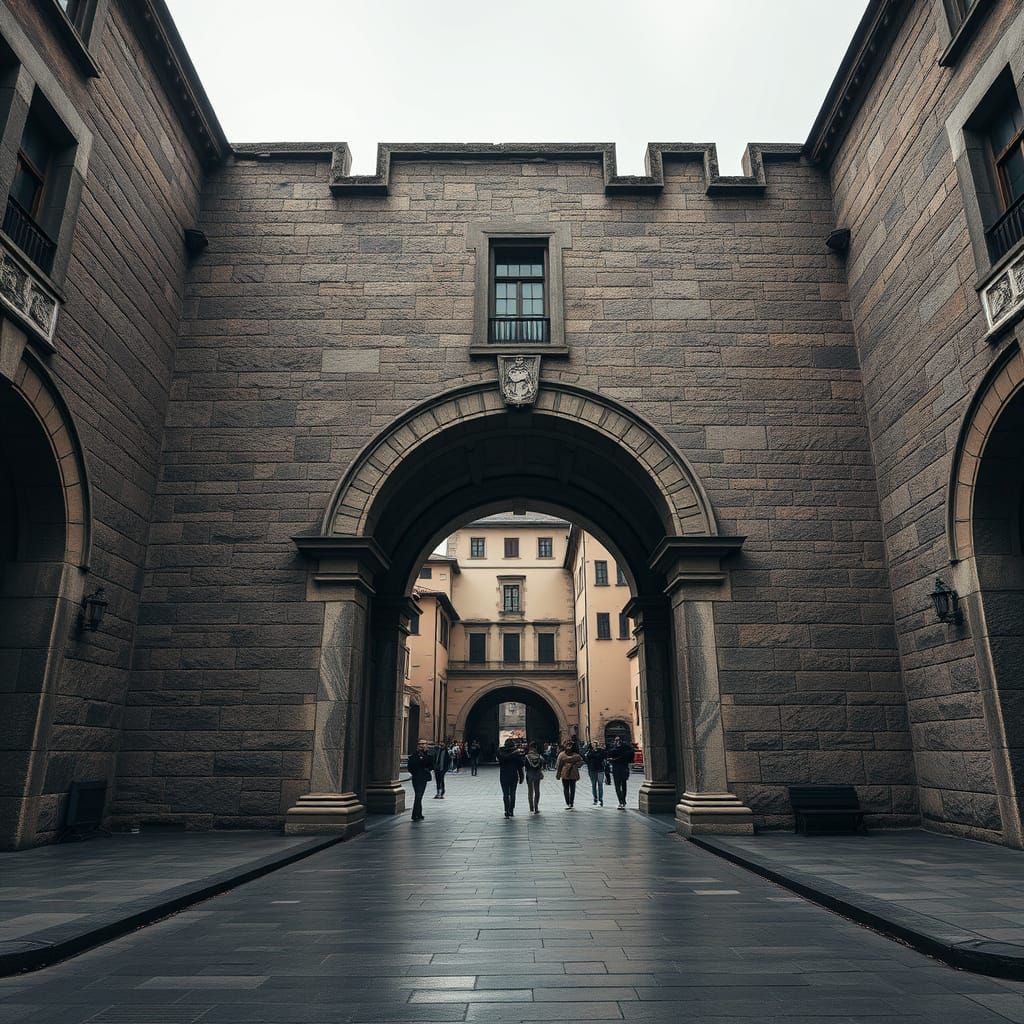 Ancient Roman Gateway to Timeless Elegance