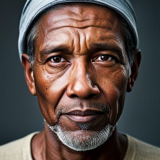 Professional Close-up Portrait with Bokeh and Studio Lightin...