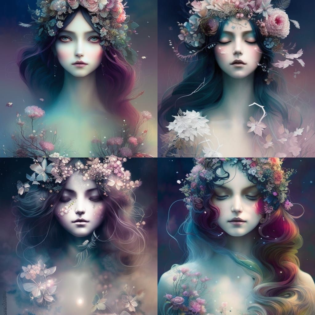 Fairy Girl: Neo-Victorian Surrealist Masterpiece