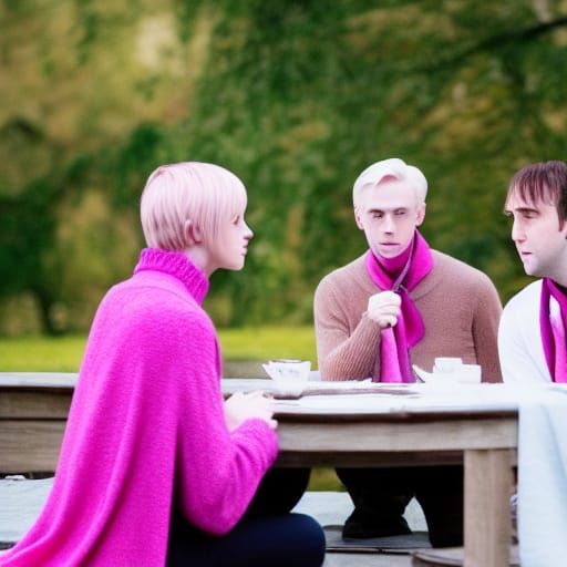 Draco Malfoy's Tea Party: A Photographic Portrait