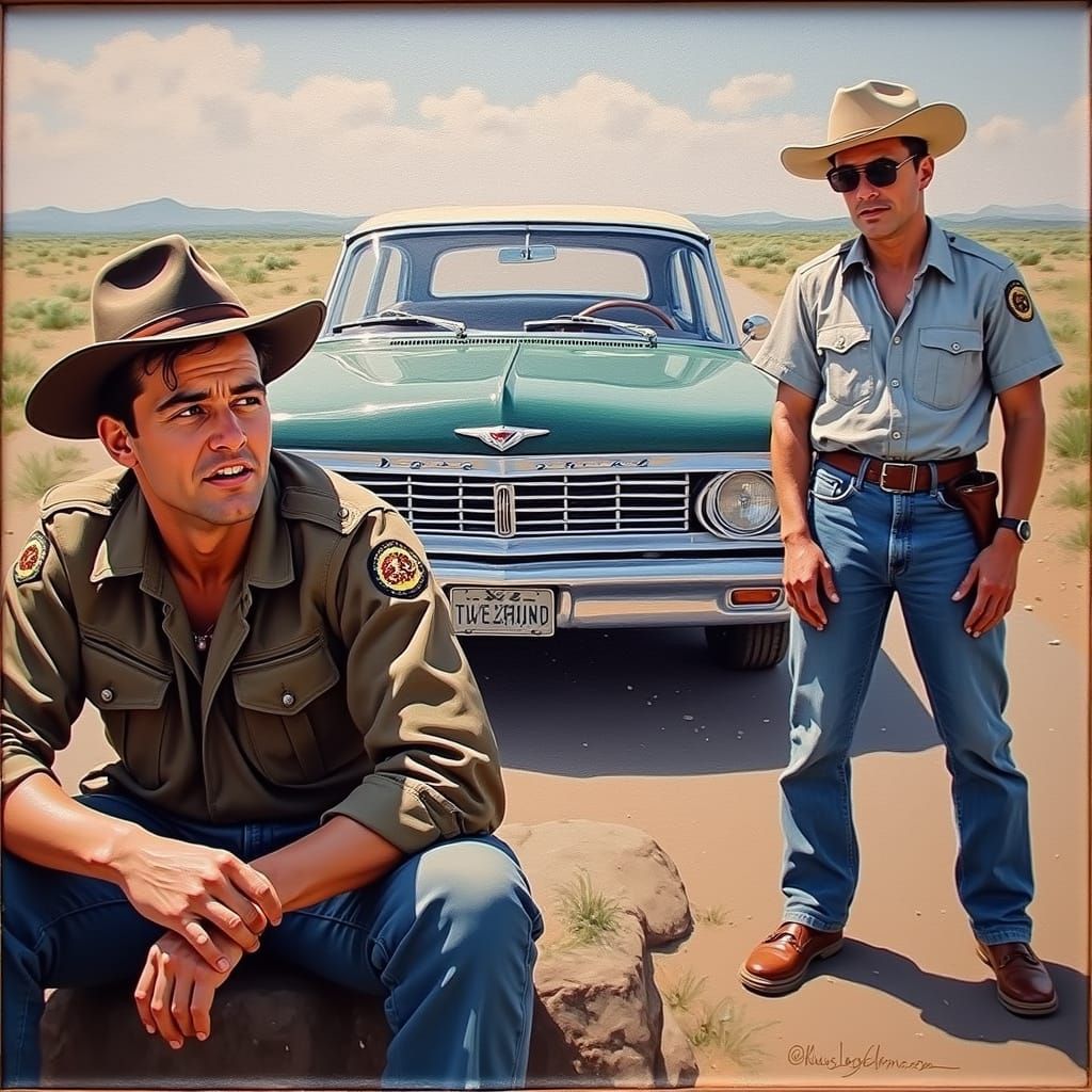 Failure to Communicate: 1950s Realist Oil Painting