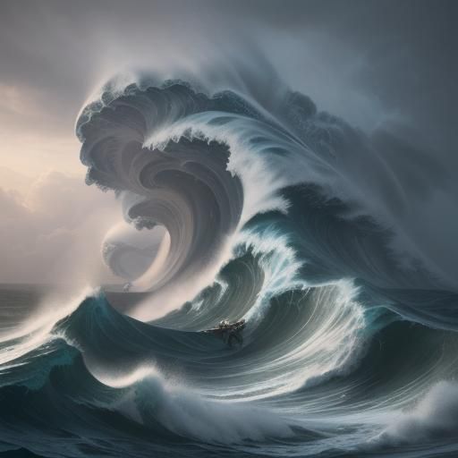 Hurricane Waves: Epic Ocean Storm