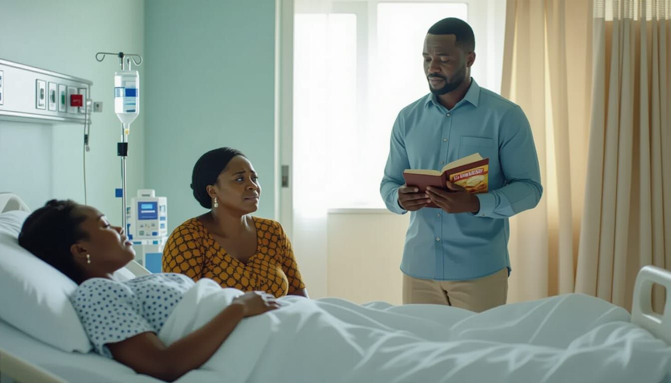 Hopeful Hospital Scene in Realistic Digital Painting Style