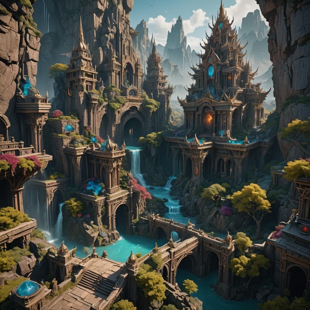 Epic Zeus Concept Art in Unreal Engine