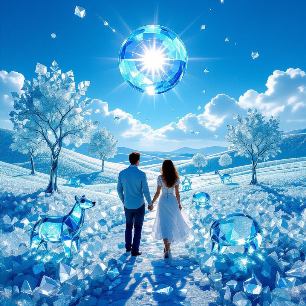 Lost In A Dazzling World Of Glass and Crystal Art