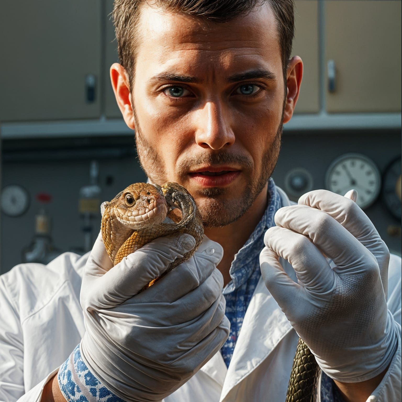 Snake Milker  (to make snake antivenom)