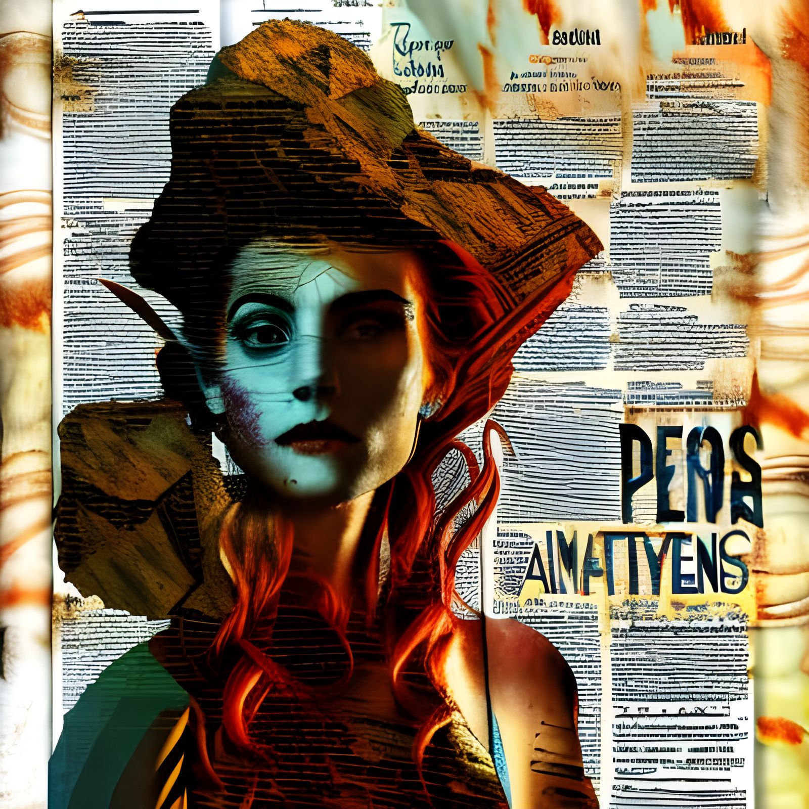 "Canvas Charade: The Inky Illusion"